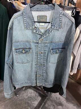 Vintage 90s Gap Special Edition Denim Trucker Jacket Made in Hong Kong